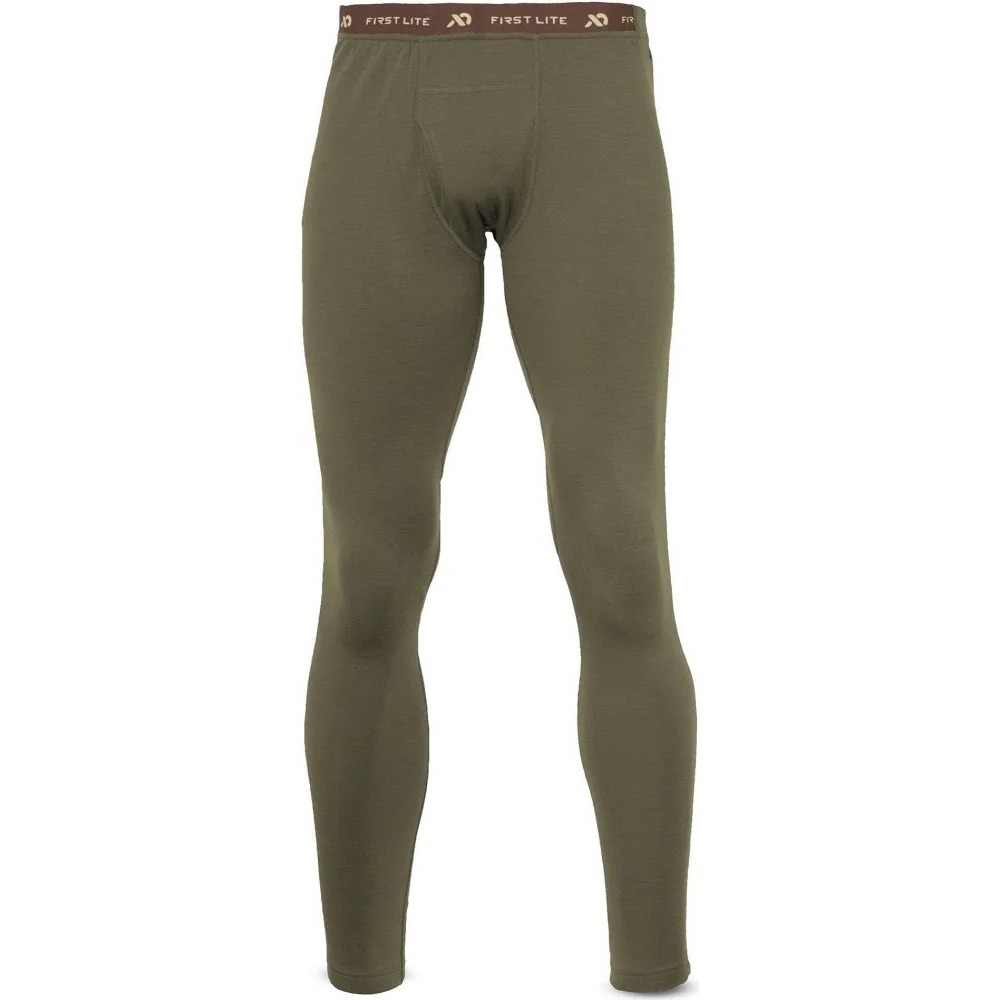 First Lite Kiln Midweight 250 Merino-X Base Layer Full Side Zip Pants Mens MD